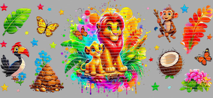 16oz Disney style-D-3058
